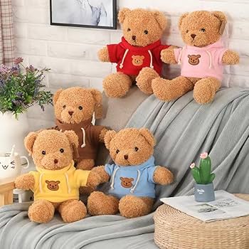 TaddyBearページ Amazon.com: Hgplvxj Teddy Bear Stuffed Animal, Soft Cuddly
