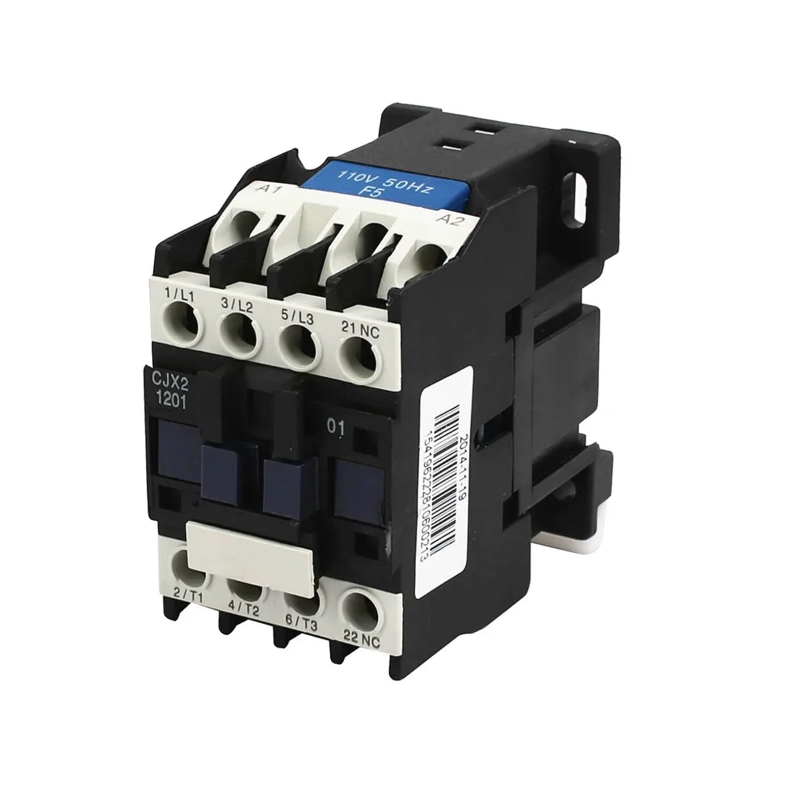 LKPEHTAGN CJX2-1201 12A 3P+NO Magnetic Ac Electric 3 Pole Contactor for Unit Phase 380V 220V 110V 36V 24V Normally Closed