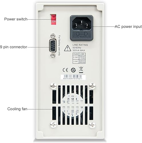 Miniatura 3 de ITECH Fuente de alimentación de CC variable 60V8A180W Fuente de alimentación de banco de laboratorio ajustable con función de memoria CC y CV