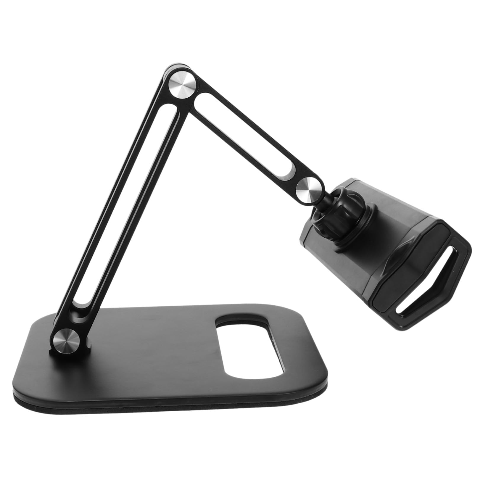 FRCOLOR Soporte Ajustable para Teléfono Móvil y Tablet, de Aleación de Aluminio y TPU, Estable y Uso de Manos, Adecuado para Transmisiones y Ver Videos