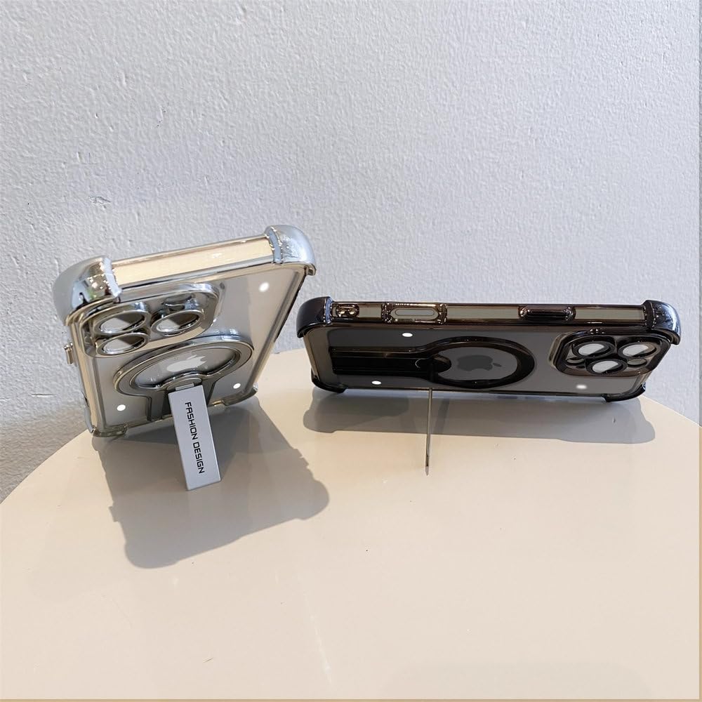 Składane etui magnetyczne do iPhone'a 17 16 15 14 13 12 Pro Max 17 Air 16 15 14 Plus, matowe, odporne na wstrząsy, z ładowaniem bezprzewodowym, fioletowe, do iPhone'a 17 Pro Max