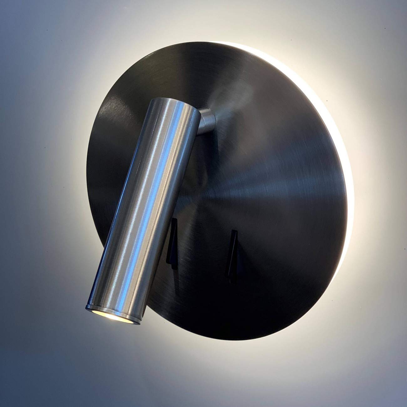 Trendige Leselampe mit zwei LEDs und Schalter – Bilbao – in Soldes!