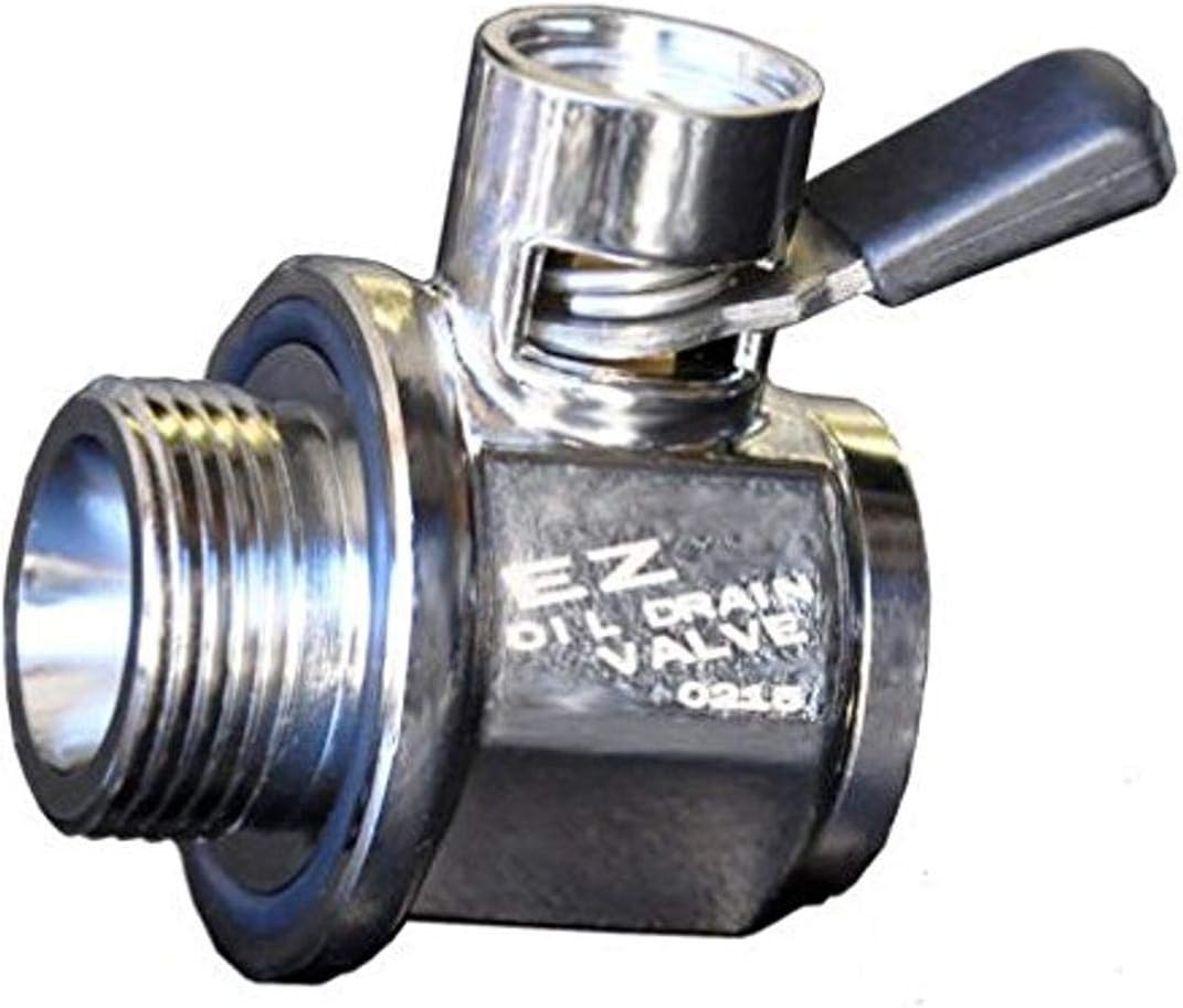 EZ (EZ-204) Silver 3/4"-16 UNF Thread Size Oil Drain Valve