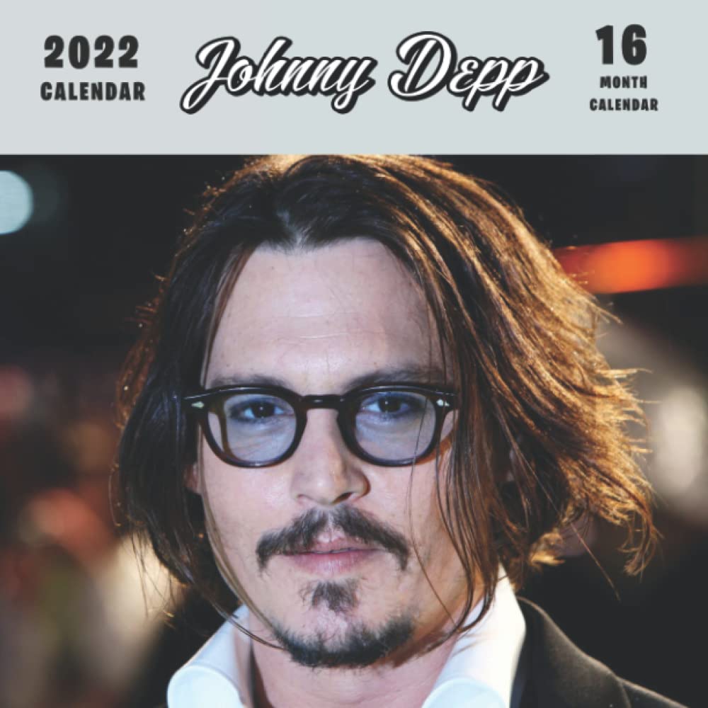 Buy Johnny Depp 2022: Johnny Depp 2022 with Notes Section, Monthly