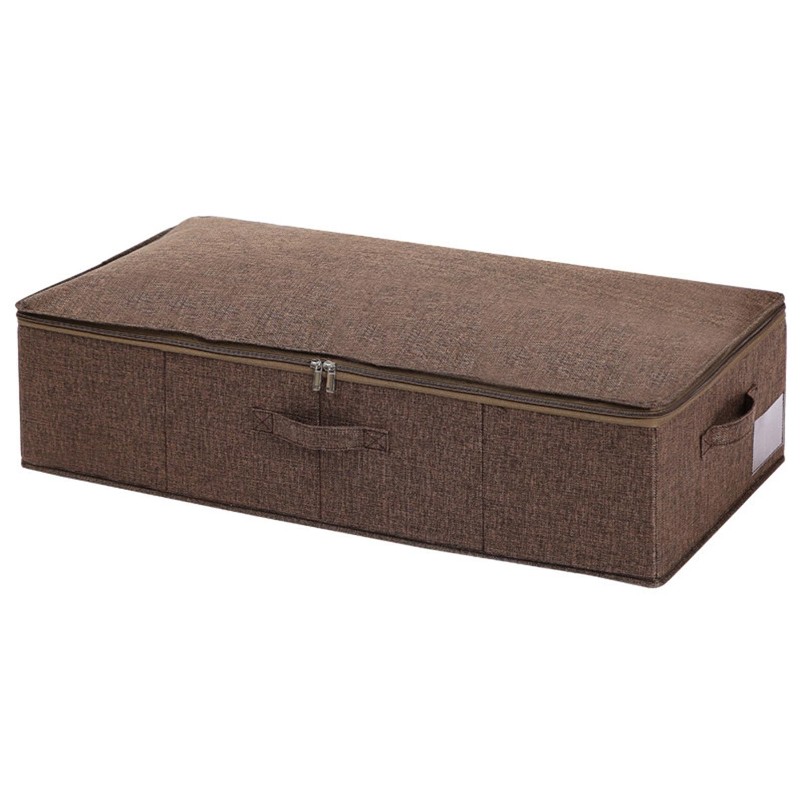 sodeber Underbed Storage Bag With Zip Foldable Thick Breathable Underbed Clothes Storage Bags For Clothing Duvet Comforters