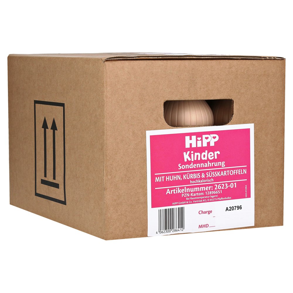 HIPP Sondennahrung Huhn Kürbis & Süßkart.Kunst.Fl. 12x500 Milliliter