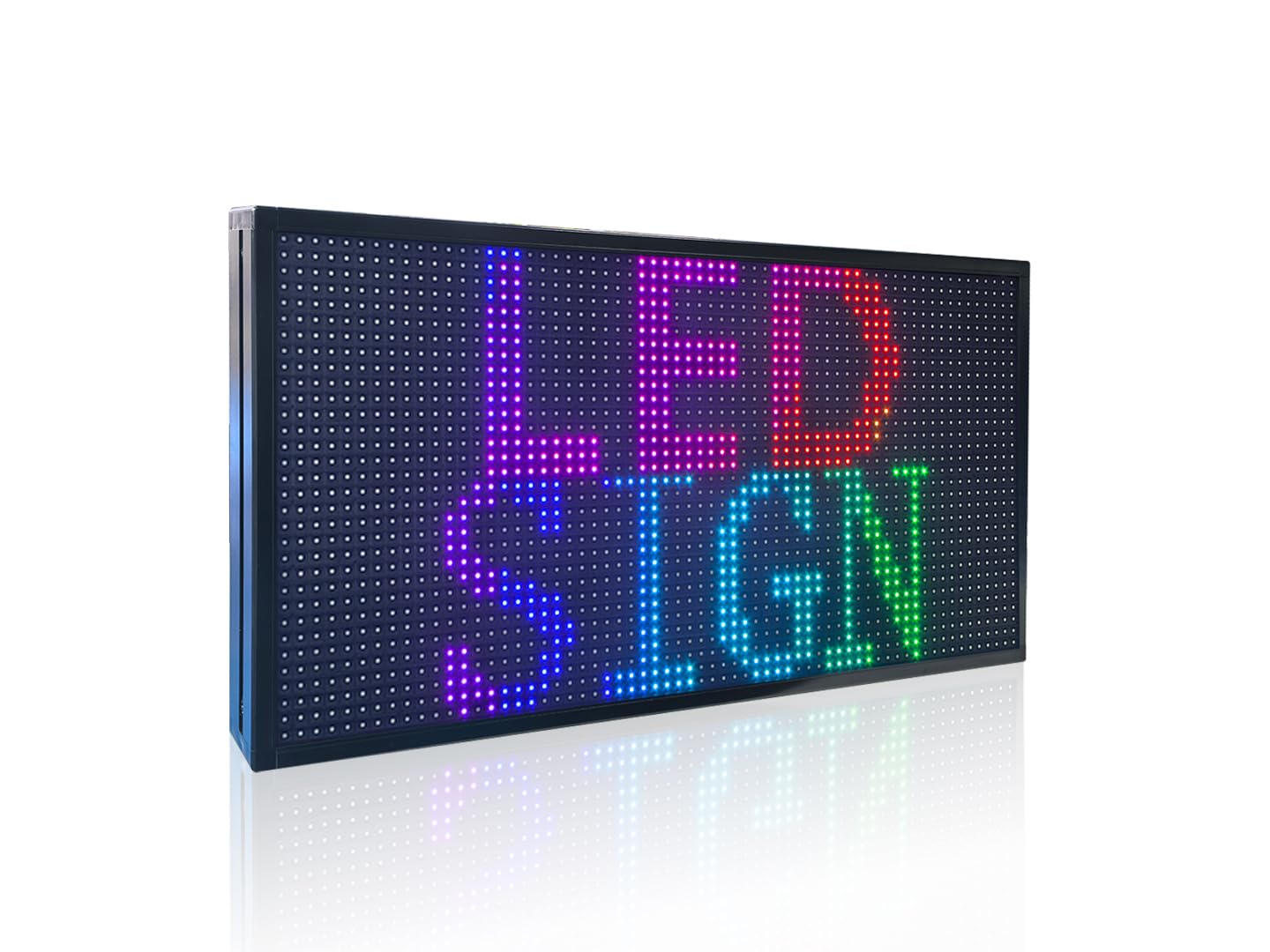 Programmable Led Sign Outdoor Digital Signs For Business Scrolling Electronic Message Board Wifi Control Display Screen Panel Custom Full Color Advertising P10(26" * 14")