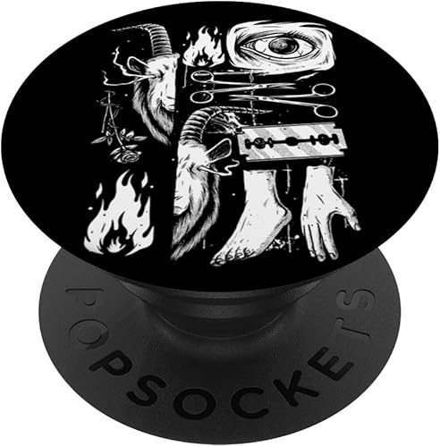 Gothic Metalhead Edgy PopSockets Standard PopGrip disponible en Yaxa Peru