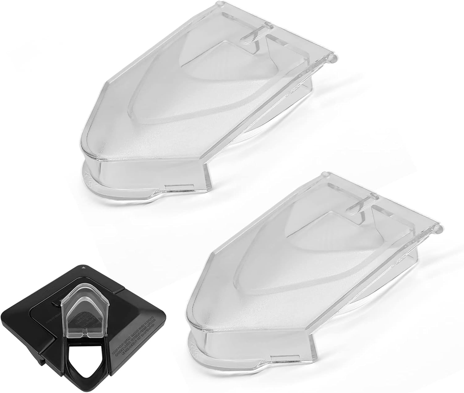 2Pcs Spout Cover for Ninja Blender Lid, Replacement parts