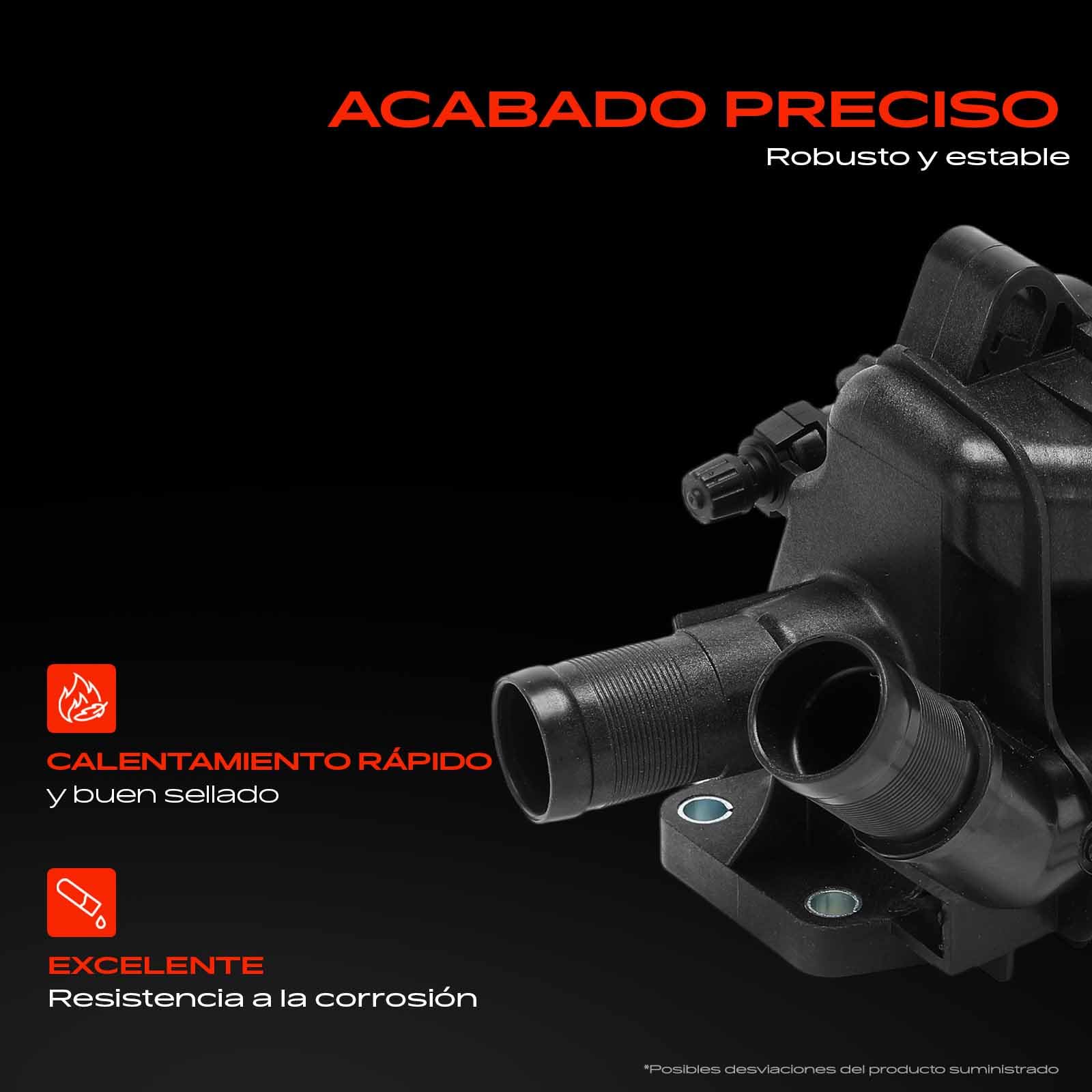 Frankberg Termostato 9684588980 | Compatible con: VF7 nervioso, C4 II NC, DS5, 308 II L3 LB LH LP LW, 2008 I CU, Caja Scudo 270 272, C5 III Ruptura RW