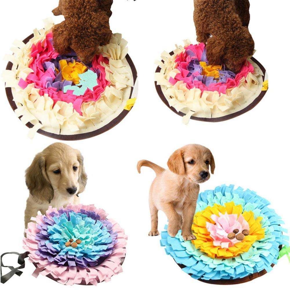 Trainingspads Für Hunde Waschbare Trainingsdecke Interaktive Haustier Schnüffelmatte Für Hundekatzengeruch Trainingspad Energie Verbrauchen Energie Puzzle 2St. B.