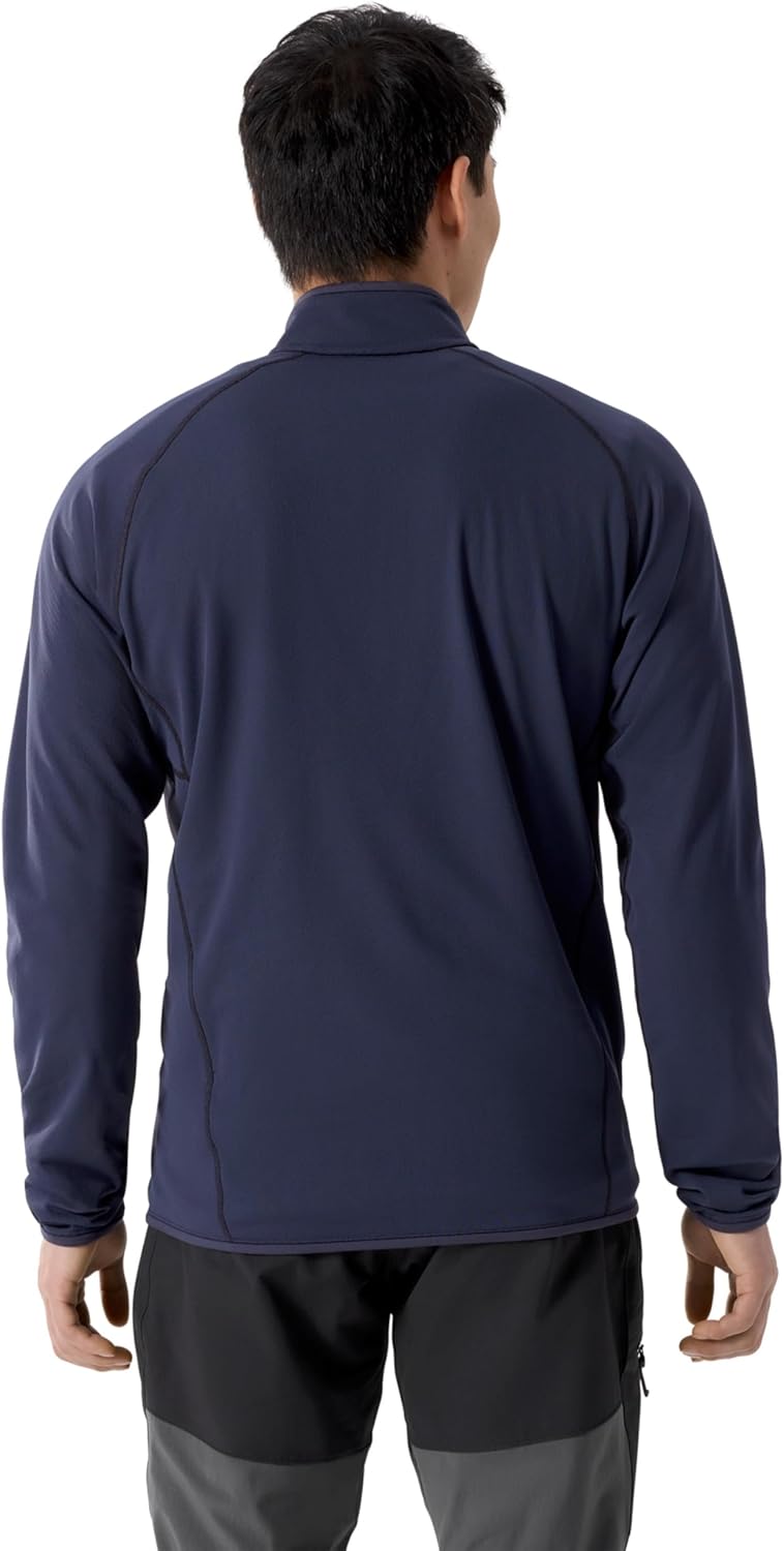 Arc'teryx Delta Jacket Men's | Fleece Jacket Delivering Warmth for Less Weight | Black Sapphire, X-Large