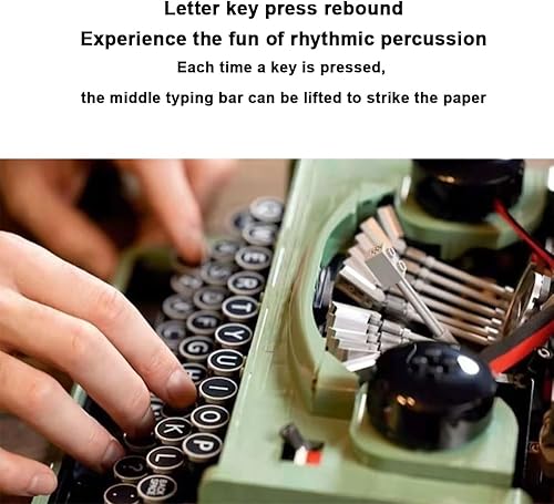 Miniatura 4 de Modelos de máquina de escribir manual, máquina de escribir retro creativa con ambiente artístico, nostalgia mecánica vintage máquina de escribir