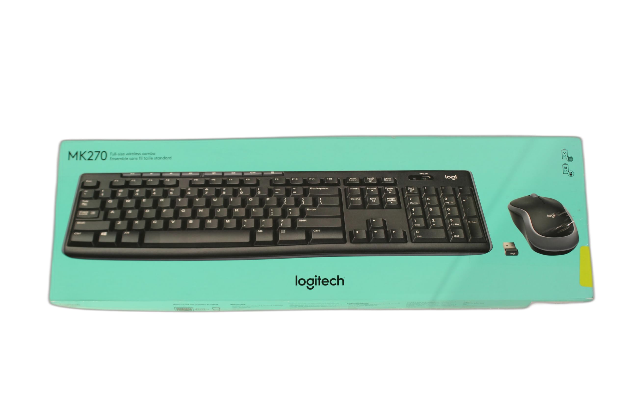 Logitech - 920-004536 - mk270 Wireless Combo