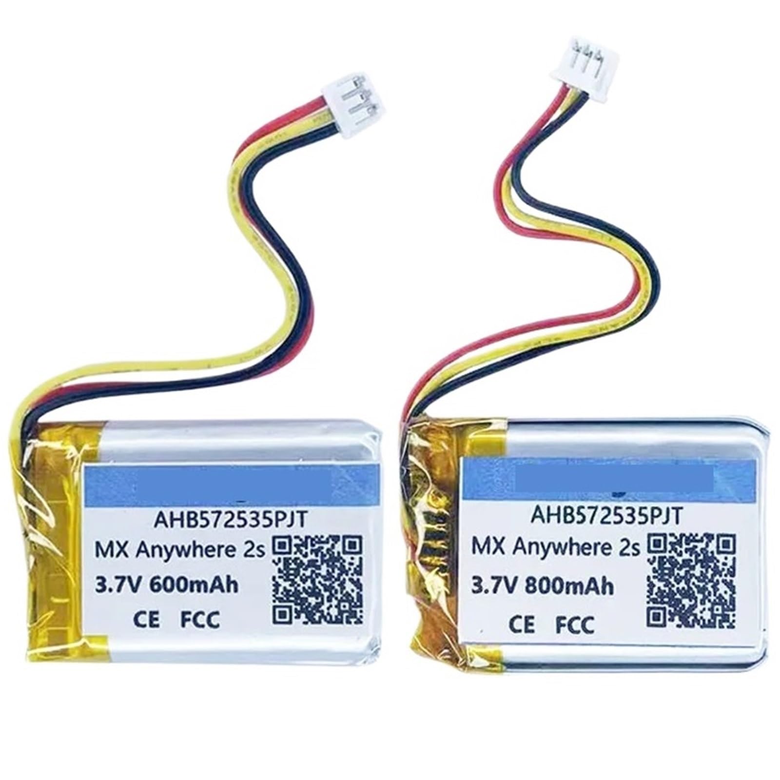 Batterie de Remplacement 600mAh‑800mAh AHB572535PJT, Souris Jeu sans Fil