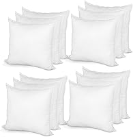 Vista 12 de Hometex Inserto de Almohada Decorativa 10" x 10" Relleno de Poliéster Funda Estándar