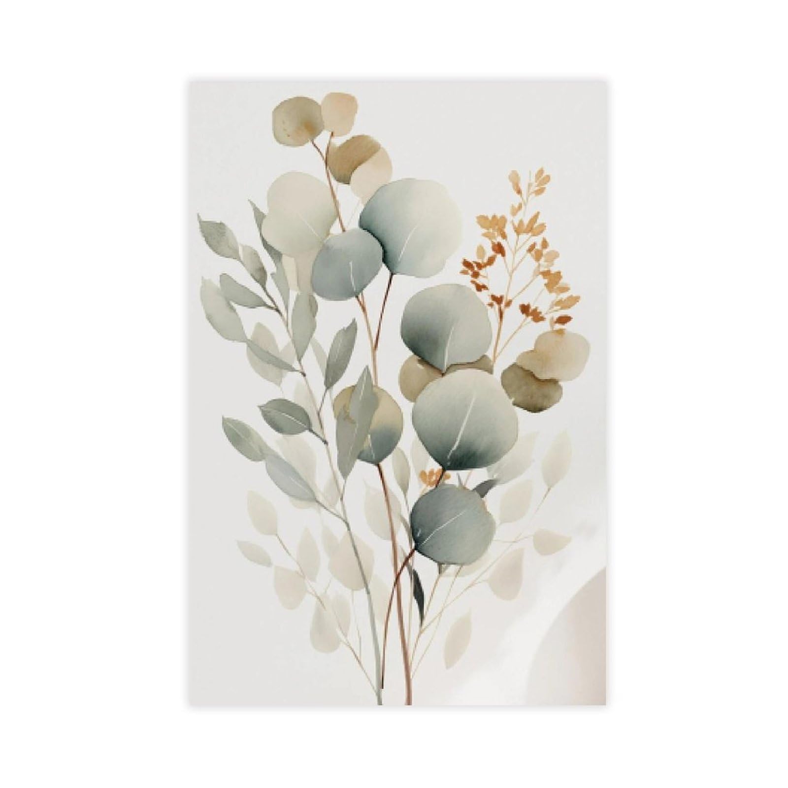 Bareronor Scandinavian Canvas Poster Bedroom Decor Landscape Office Room Decor Gift 20" L X 30" W