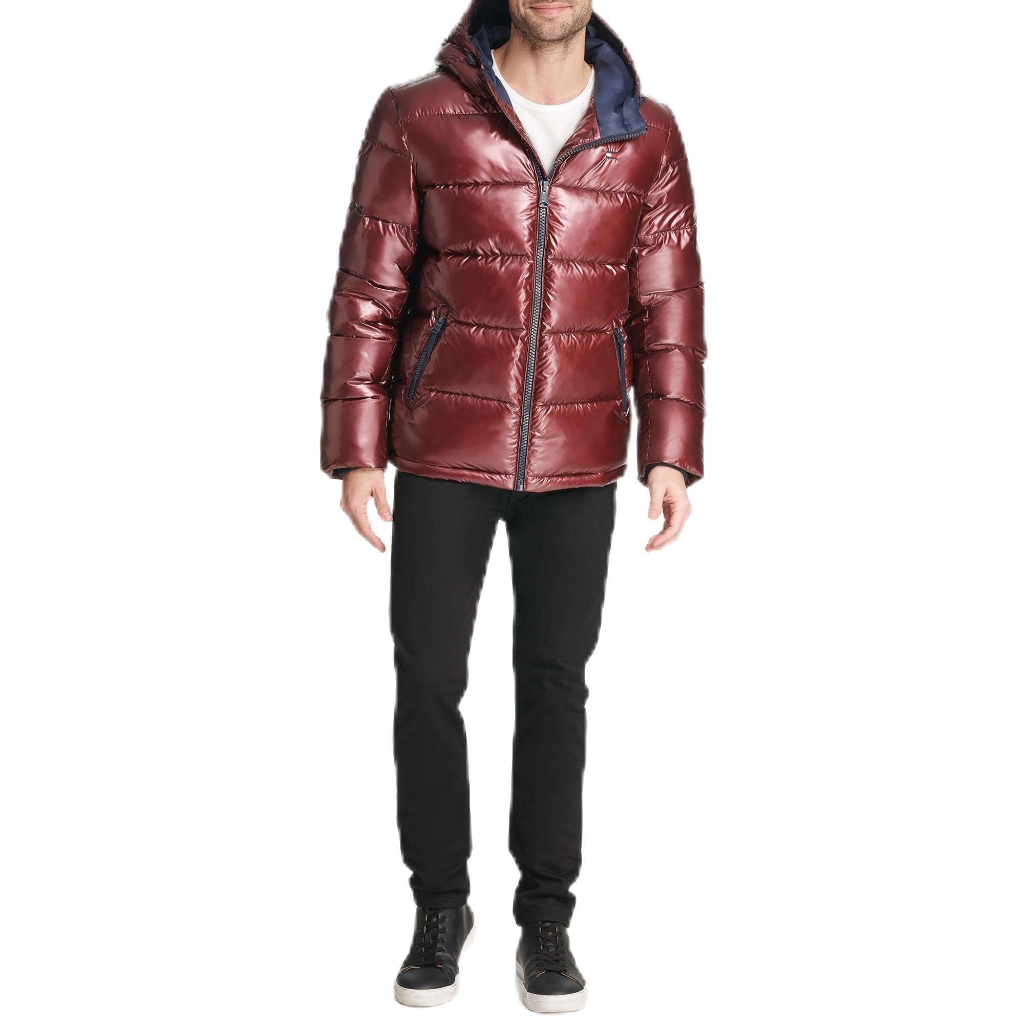 Mens Hooded Puffer Jacket (Standard and Big & Tall)