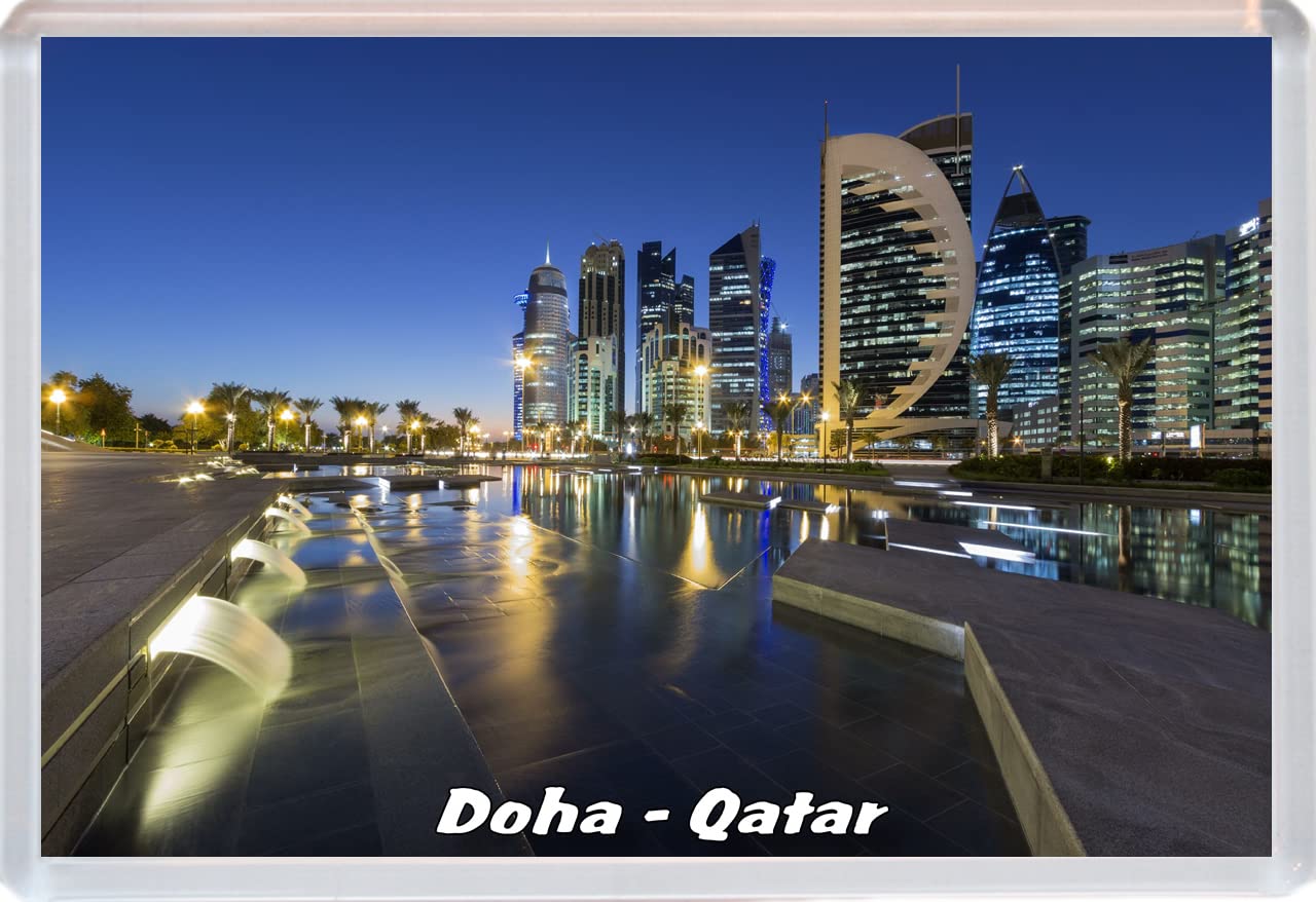 Baked Bean Store Multicolor Doha - Qatar - 96 X 67Mm Jumbo Fridge Magnet/Magnets Bbsfhm490