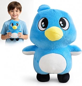 Milo Plushie, 25cm Milo Stuffed Toy, Adorable Cartoon Penguin Stuffed Animal Doll, MiloPlush Toy, Cute Stuffed Plushie Doll Figure Pillow for Room Decor for Video Game Fans, Gift for Kids