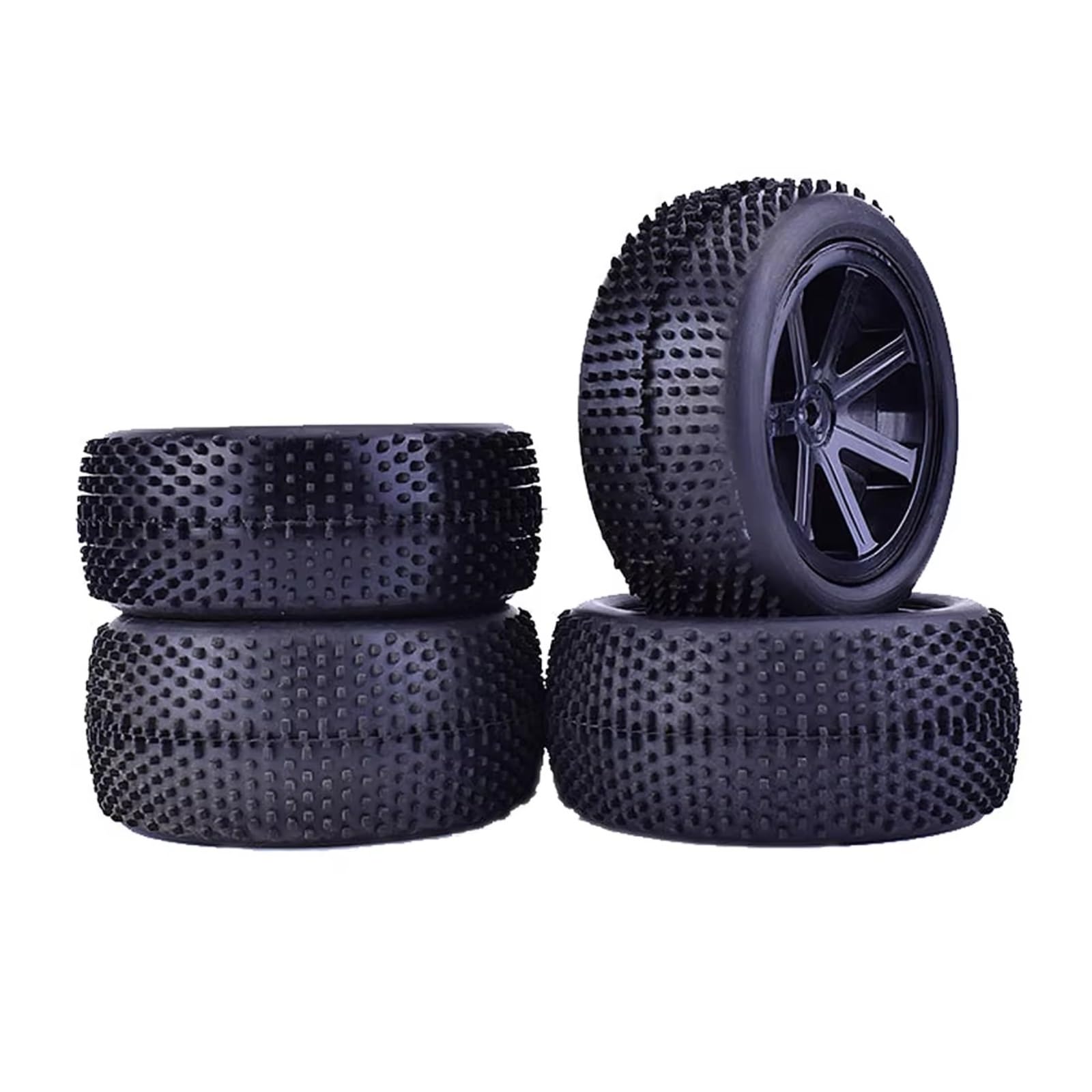 RC Neumáticos para ZD para Racing 1/10 Piezas De Mejora para Buggy RC Accesorios: 4 Llantas 85 Mm con Buje Rueda Y Neumáticos Goma