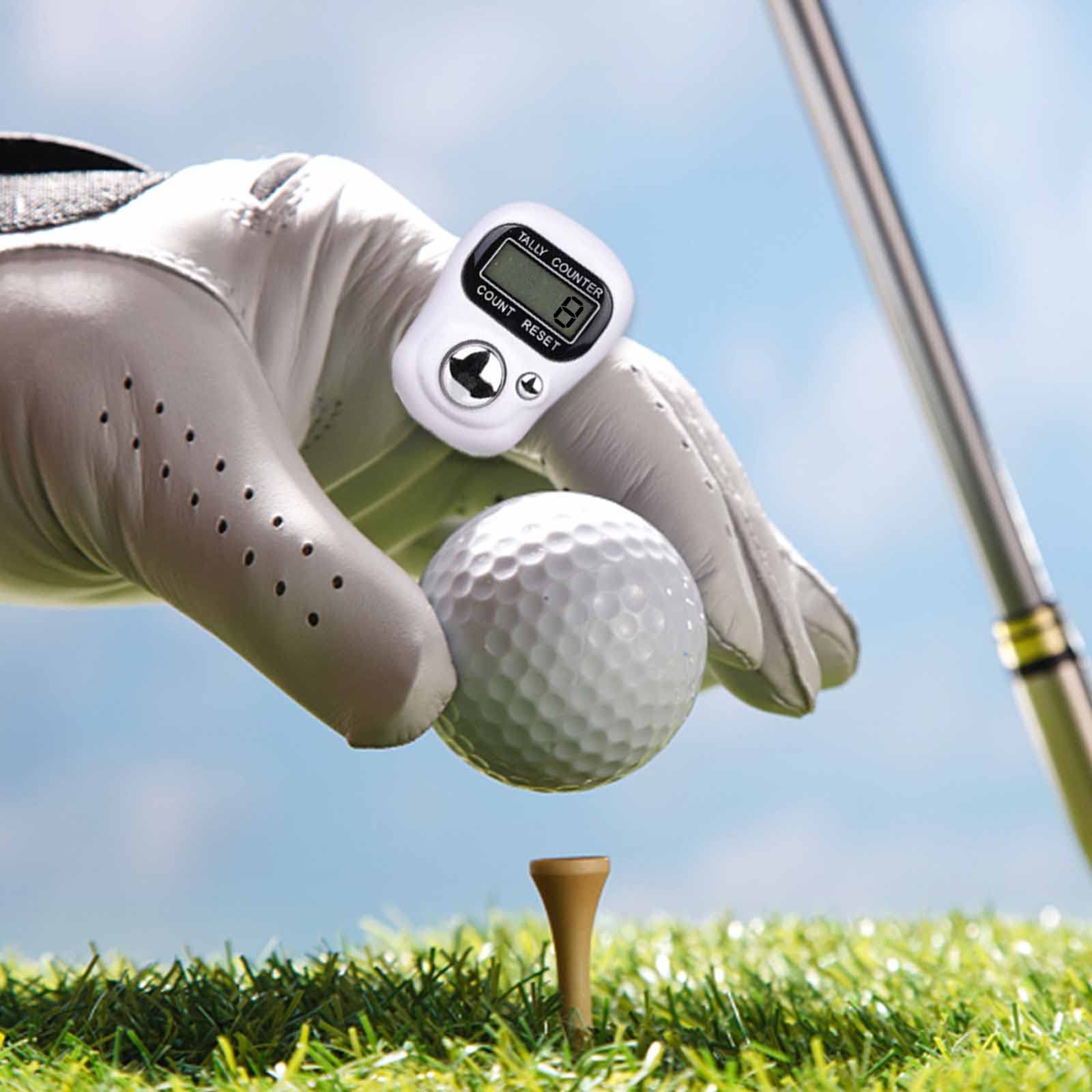 16 Contatori Digitali Per Dita – Mini Contatore Elettronico Con Anello Regolabile, Multicolore Per Sport, Golf E Lavoro A Maglia