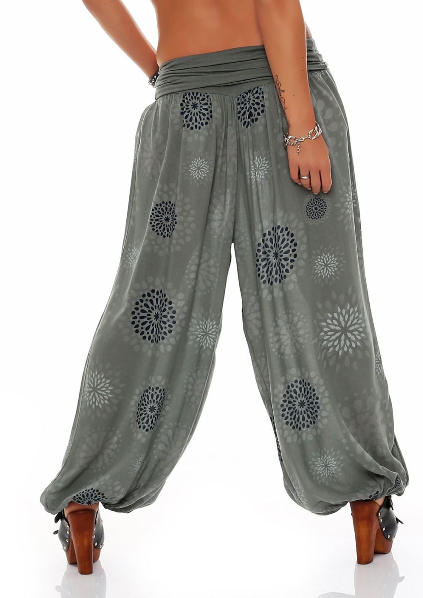 Bombacho con Diseño Veraniego Boyfriend Pantalón Sudadera Baggy Mujer Talla Única