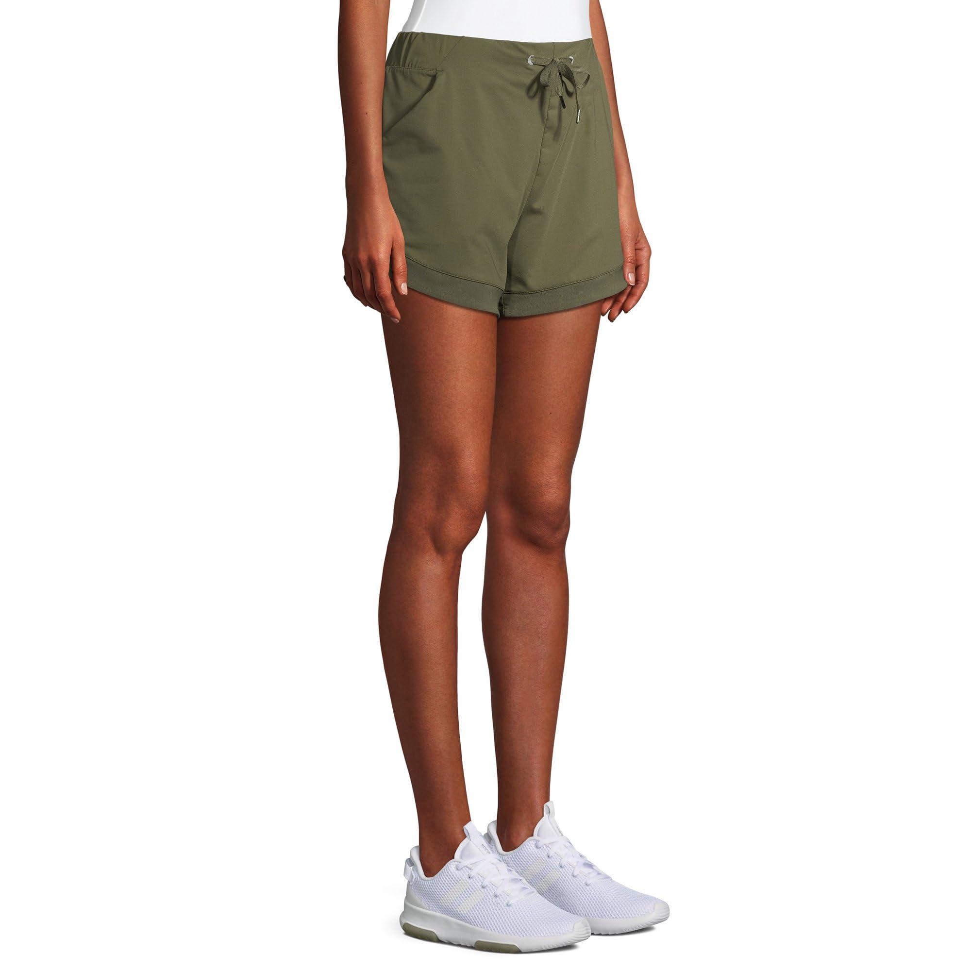 Avia Women's Active Running Shorts (Olive Branch, XS (0-2))
