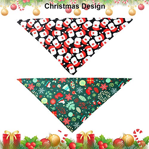 Adoggygo 4 pack dog bandana christmas dog scarf triangle bibs kerchief set pet costume accessories decoration for medium large dogs pets (large) 4 Adoggygo 4 pack dog bandana christmas dog scarf triangle bibs kerchief set pet costume accessories decoration for medium large dogs pets (large) - image 5
