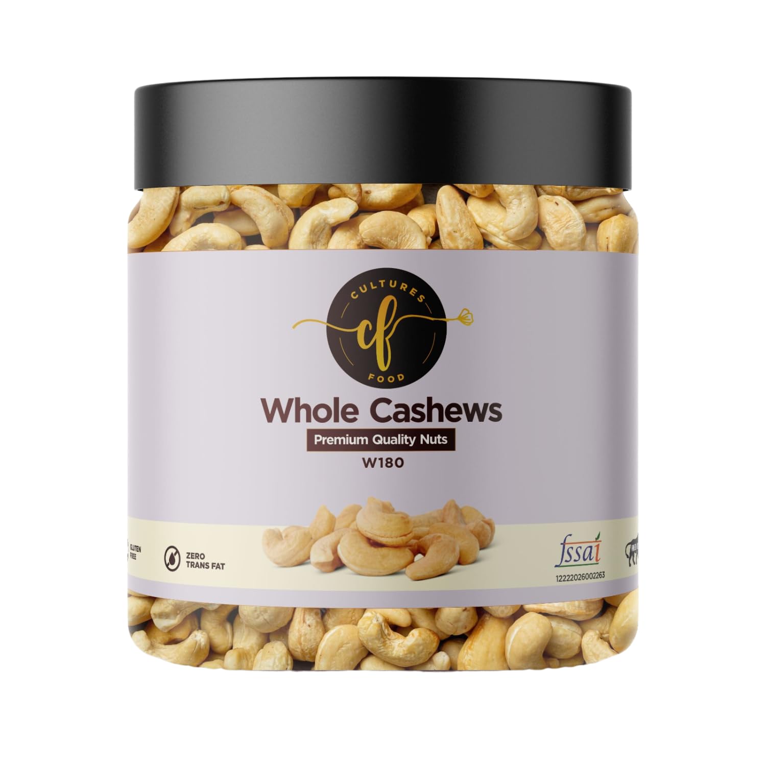 Cultures Food Premium W180 Whole Crunchy Cashew Kaju (500g), Non GMO, Rich In Fiber, Copper, Iron, Immunity Booster, Zero Cholesterol, Gluten Free, 100% Nutrition, Plant Based Protein (B0CL9BPXRL) Amazon Price History, Amazon Price Tracker