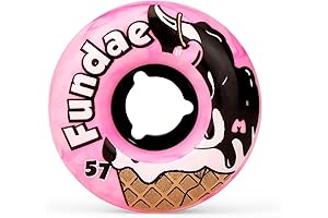 Moxi Skates - Fundae Pink 57mm Outdoor Roller Skate Wheels