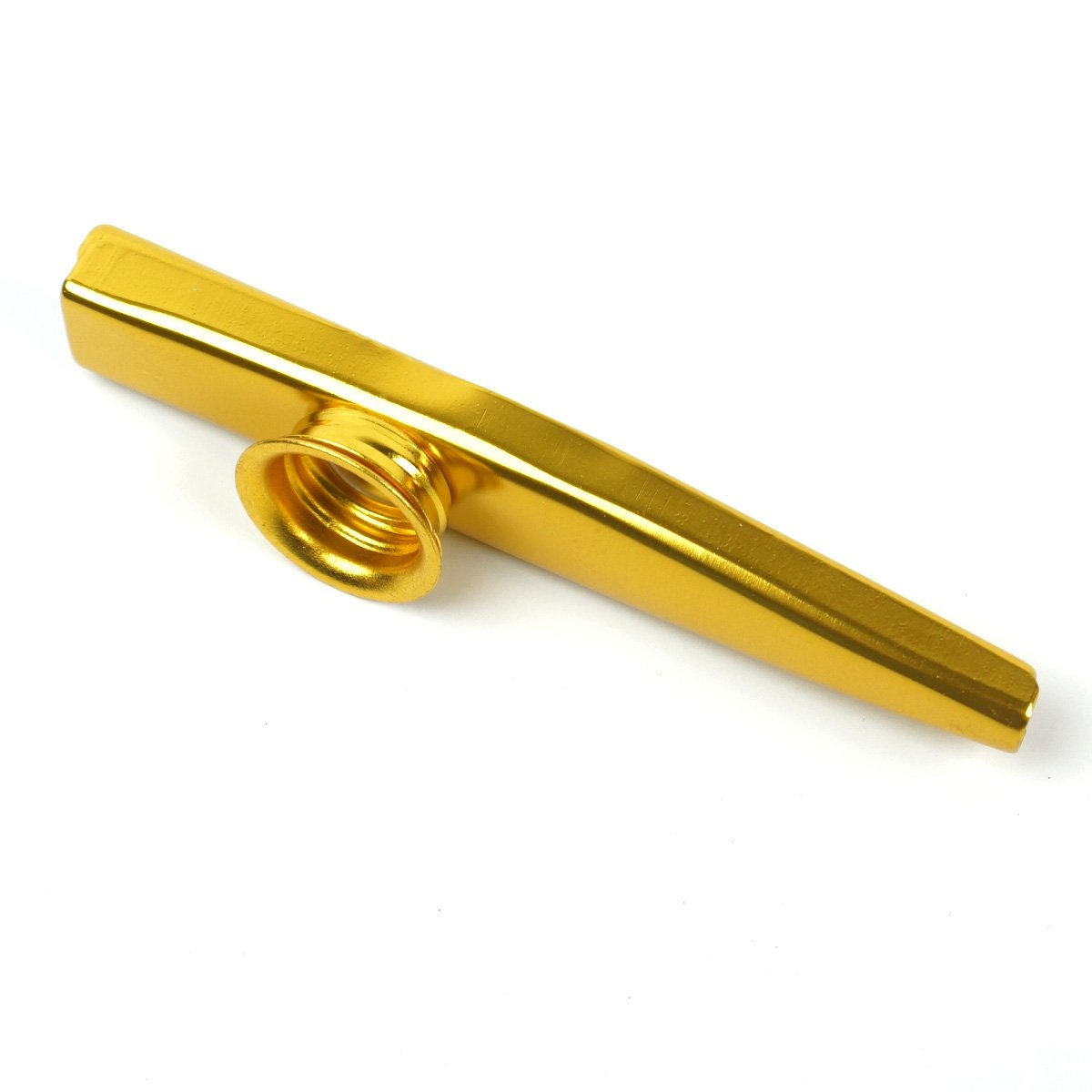 Metal Kazoo Flute Diaphragm Mouth Harmonica wind Instrument,Gold plated