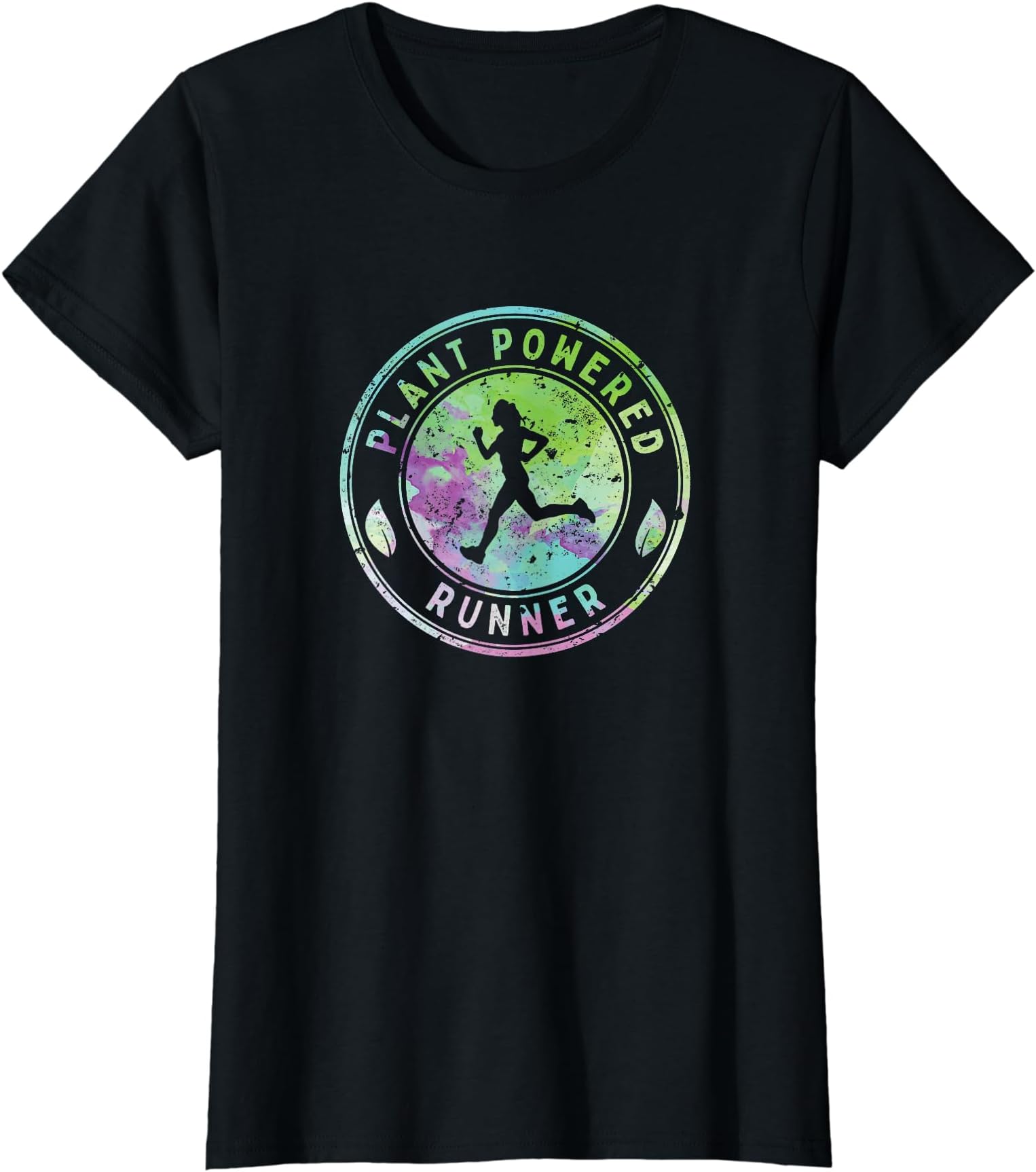 Cute Plant Powered Runner Vegan T-Shirt