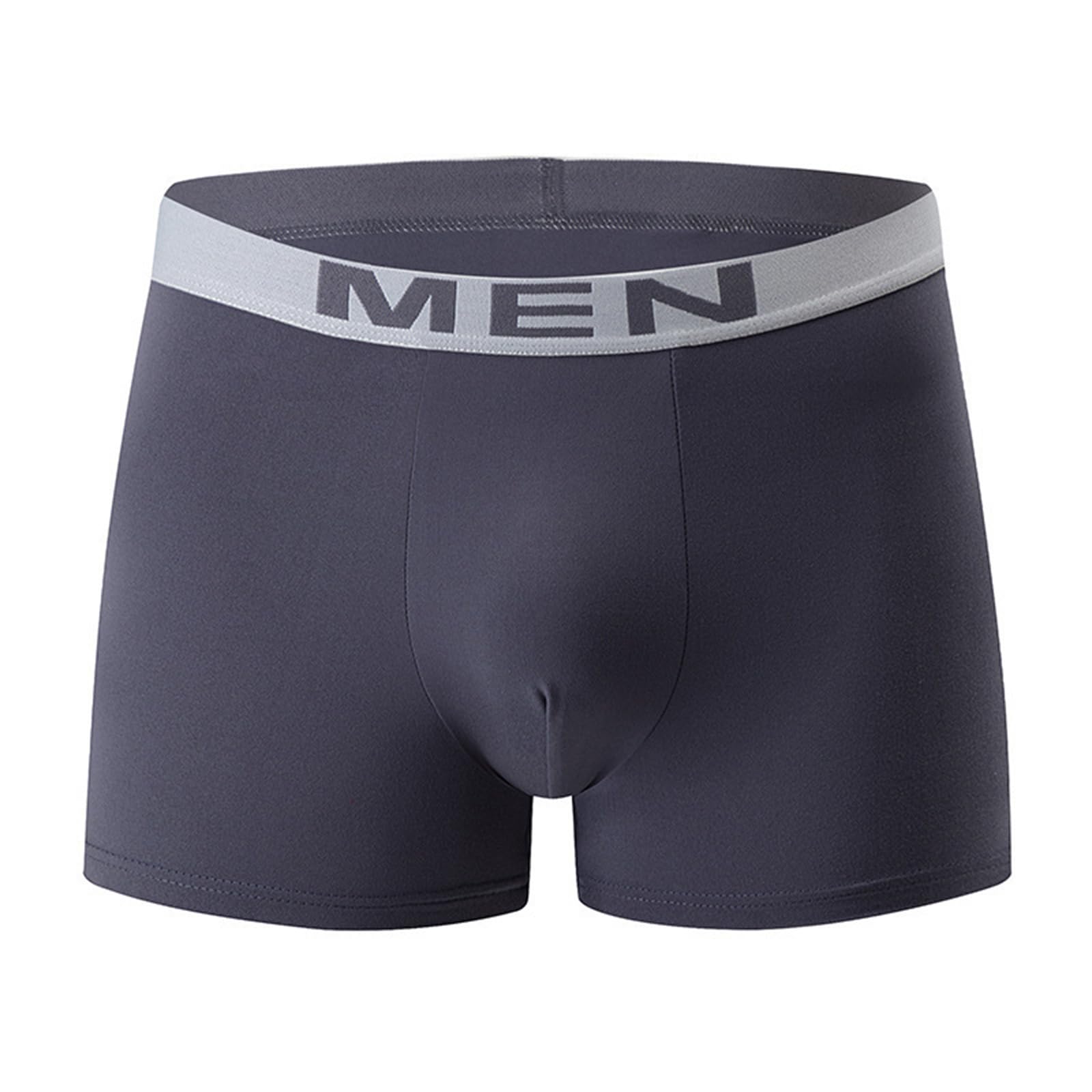 Mens Boxer Briefs 5-Pack with Letter Print Color Assorted Trunk Underwear Breathable Soft Multipack for Everyday