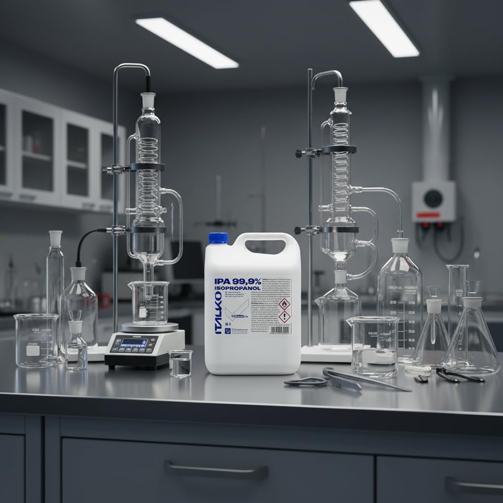 Isopropanol 99,9% IPA 5 L – Isopropylalkohol 2-Propanol als Reinigungsalkohol und Entfetter für Werkstatt, Elektronik, Glas und Metall