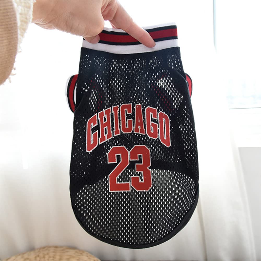 2 Pezzi di Canicini da Basket T-Shirt Estivi, in Tessuto a Maglia Morbido e Traspirante, Gilet Anti-sudore (HELA7-1 M)