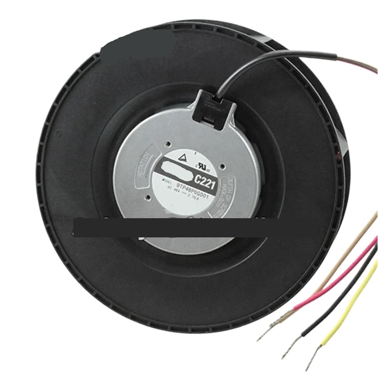 PEQYUACTE 9TP48P0G001 48VDC Fan 221mm71mm 132W 4wire 3650RPM