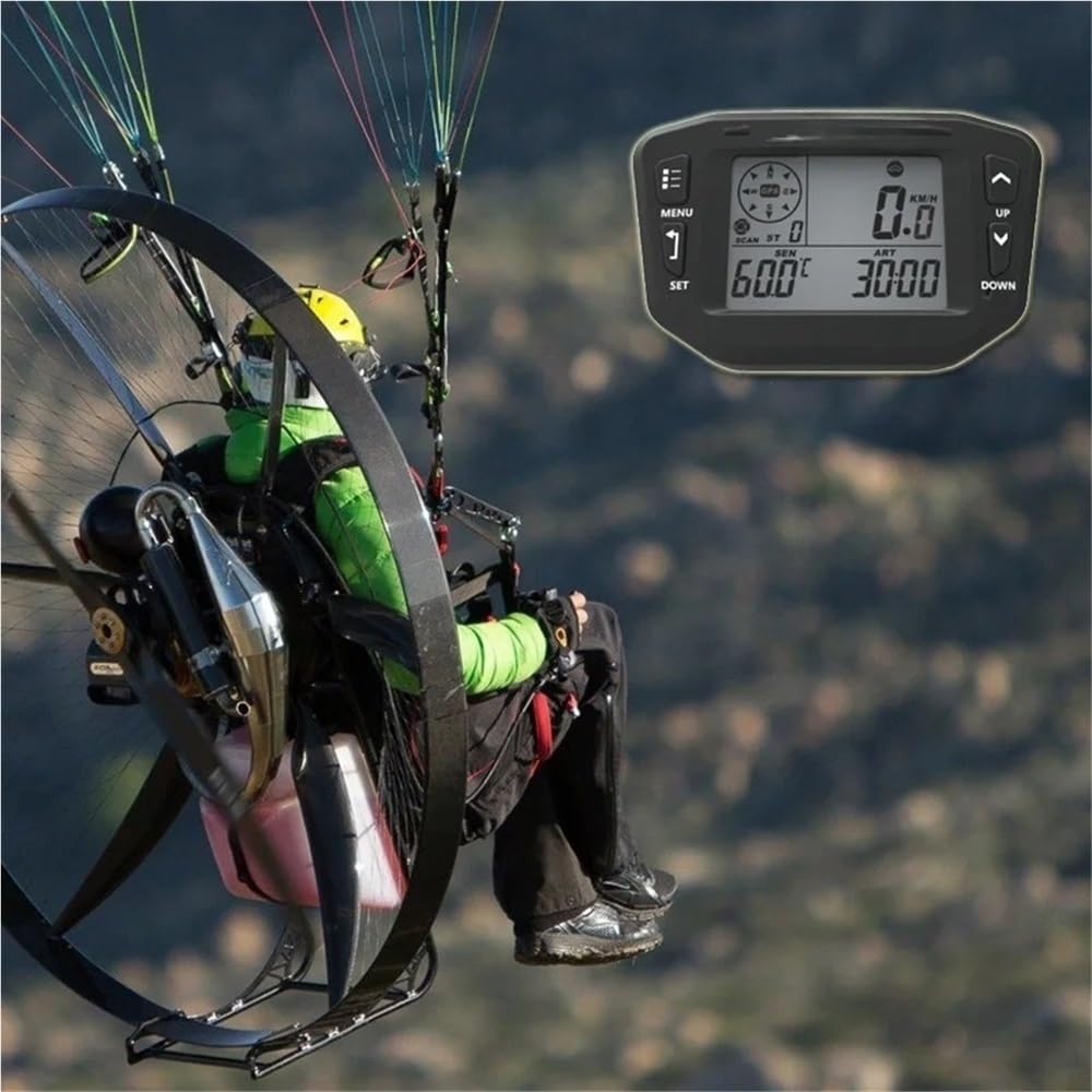 Odómetro Digital Contador de horas Digital recargable para motocicleta, GPS, multifunción, para cortacésped, generador, Dirtbike, fueraborda, marino, SM002