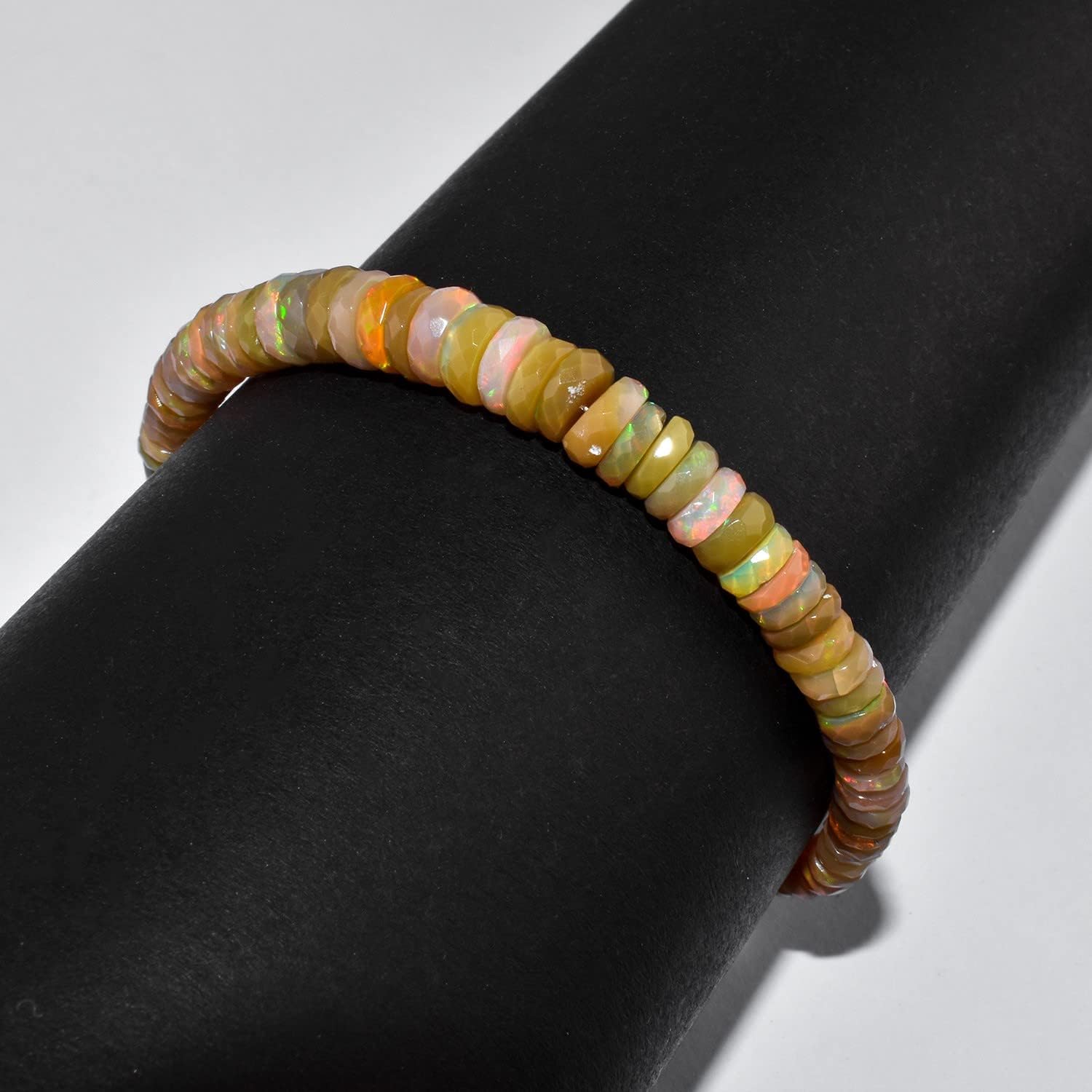 Natural Gemstone Beads Bolo Bracelet, 925 Sterling Silver, Rhodium Plated, Chakra Healing Crystals, Birthday, Adjustable Slider Chain, Women Jewelry, Valentine Gift - Image 3