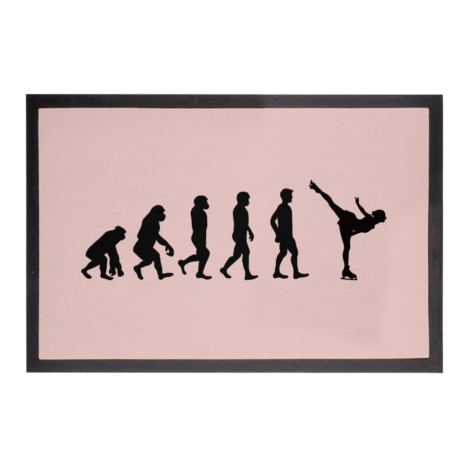Paillasson rose patinage artistique paillasson sport athlète 60x40cm