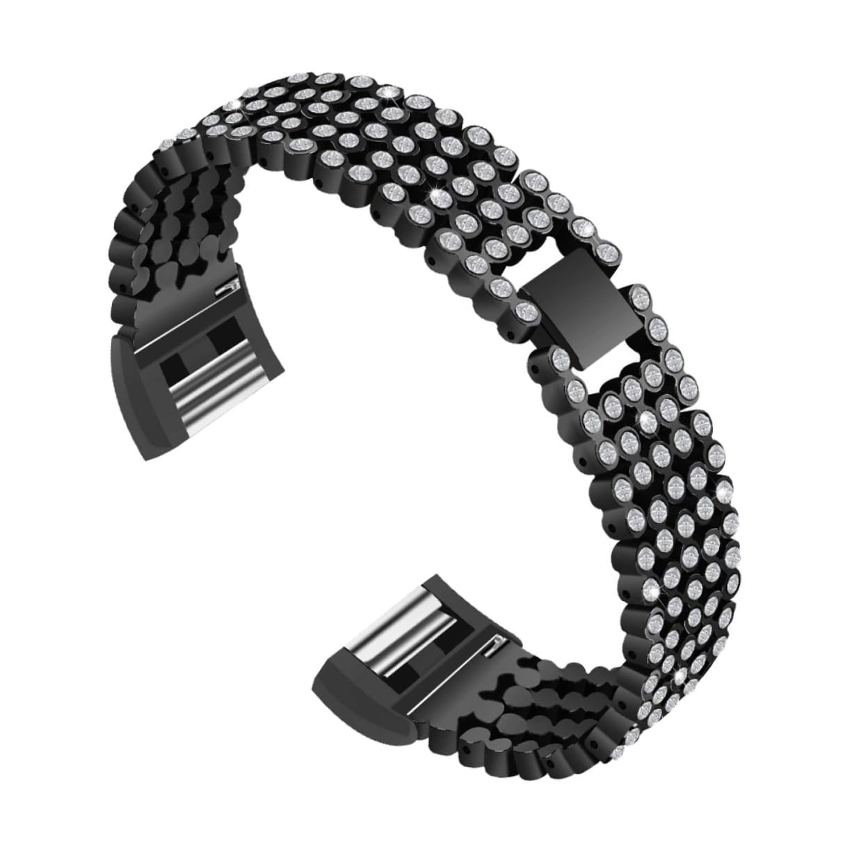 Angoily pulsera ajustable charge 2 pulsera de acero inoxidable bandas metalicas reemplazar correa de reloj