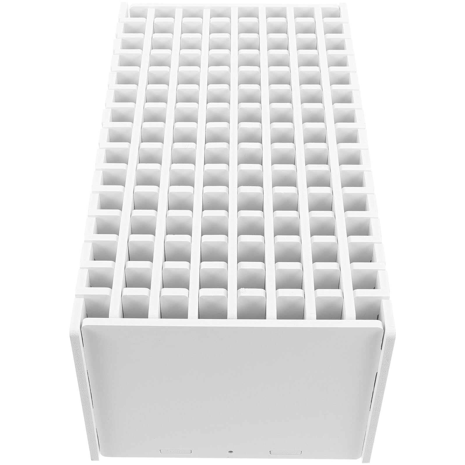 Toyvian Organizer per Festa Scuola Decor per Legno Bianco Scrivania Multifunzionale e Scomparti Portapenne Supporto Fino a 120 Penne da Ufficio e Scuola
