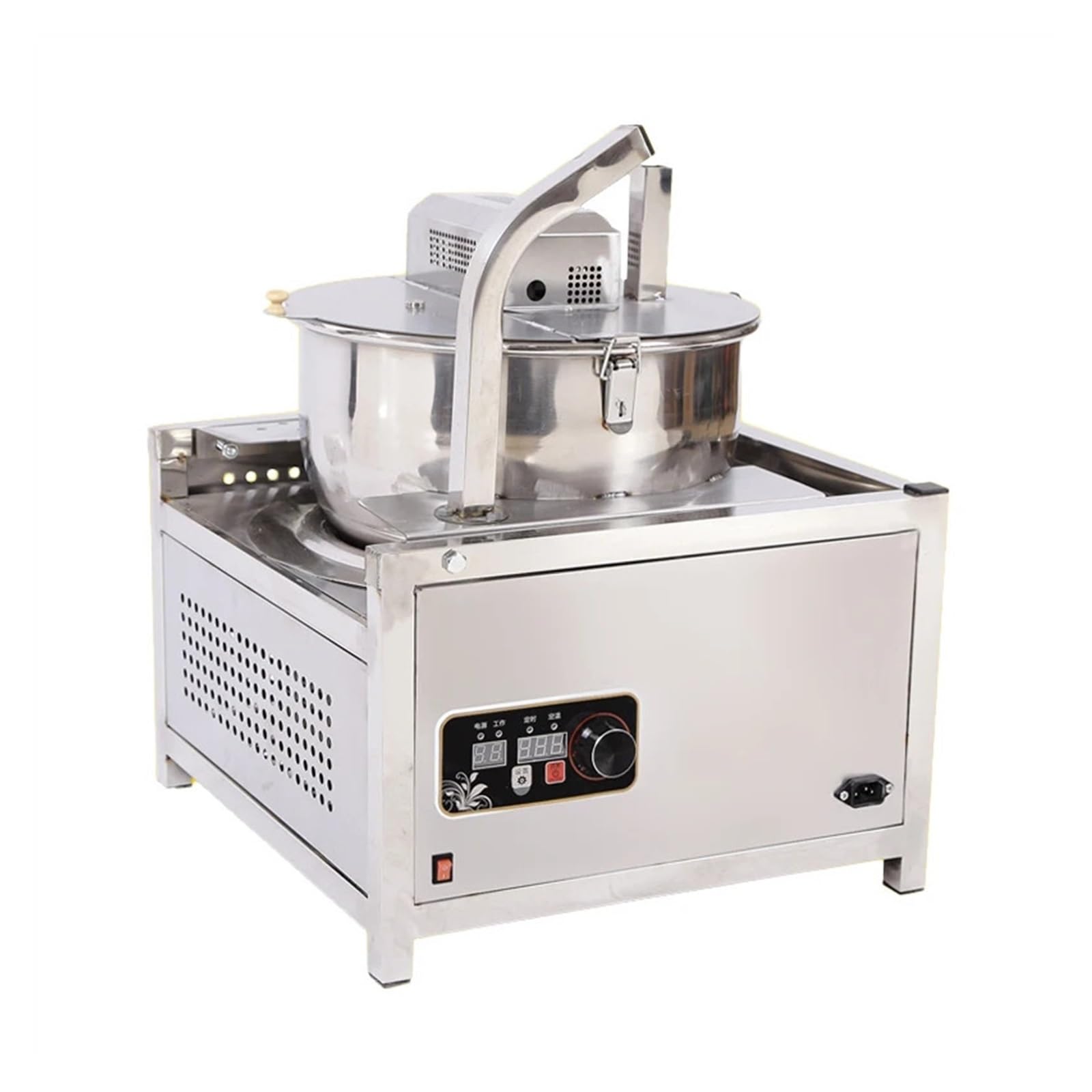 macchina per pop corn Macchina for popcorn a riscaldamento elettromagnetico, macchina elettrica a gas commerciale per uso familiare