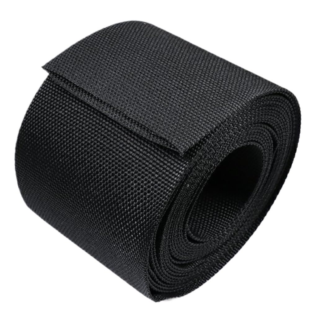 Manchon de câble Gaine de câble thermorétractable en Tissu tressé, Gaine en Treillis métallique, taux de rétrécissement de 50%, 1 pièce(Black,20MM*5M)