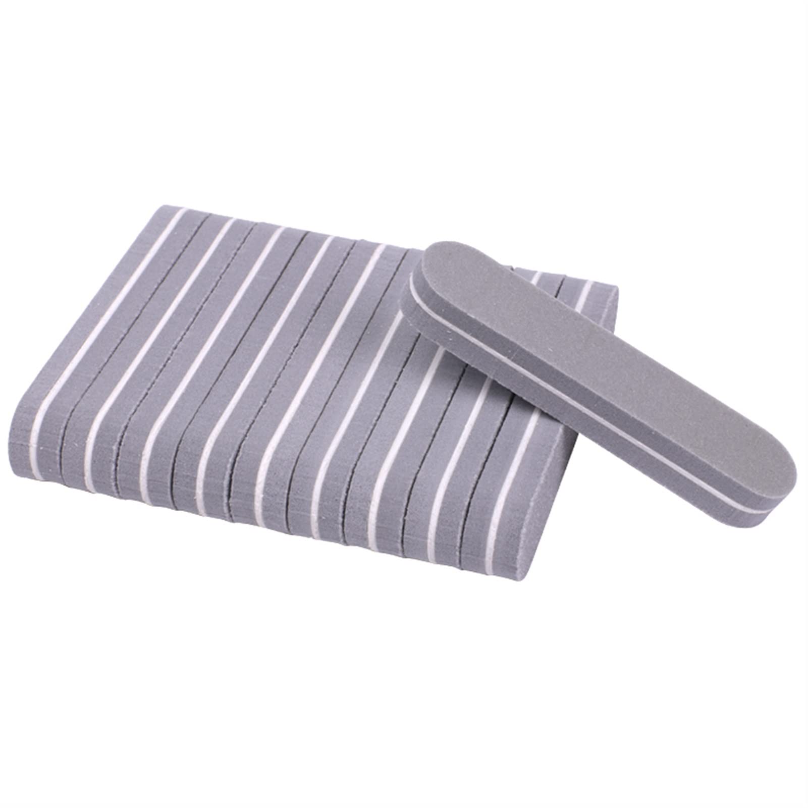 Lima per unghie, buffer per unghie, Mini lima for unghie in spugna di colore misto da 200 pezzi, 100/180(Blauw)