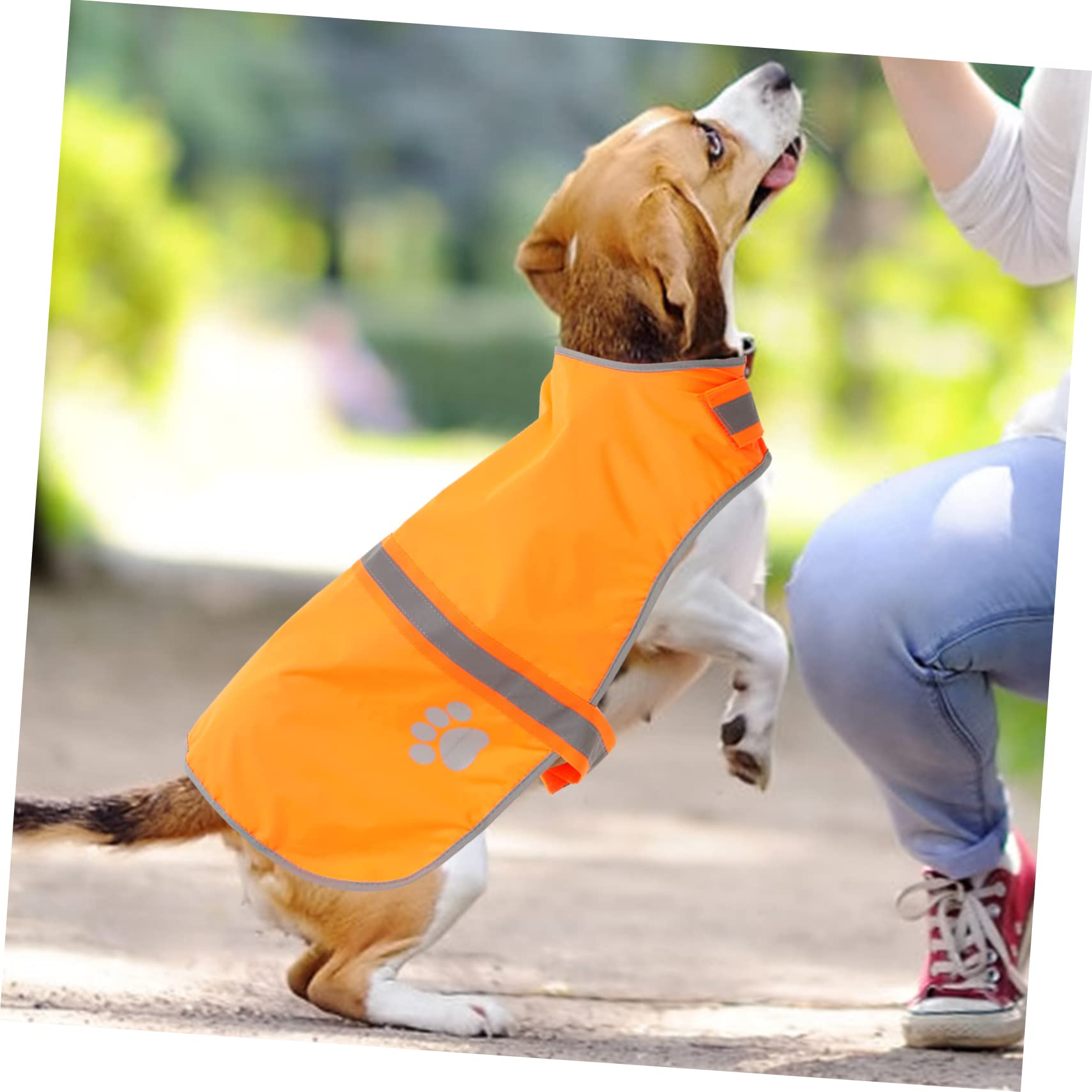 Supvox 5stücke Reflective Dog Vest Für Mittlere Hunde Atmungsaktives Und Wasserdichtes Material Für Outdoor-aktivitäten Erhöht Die Sichtbarkeit Und Ihres