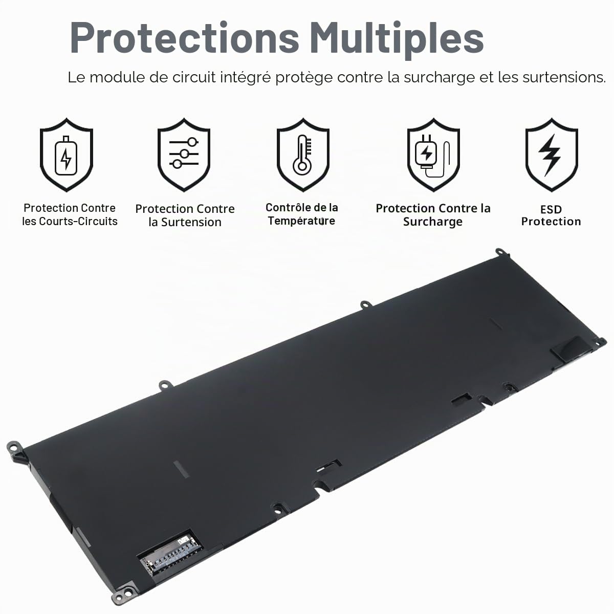 69KF2 Batterie pour Dell XPS 15 9500 9510 9520 G15 5510 G15 5511 5520 G7 7500 Precision 5550 5560 5570 Inspiron 7510 7610 7620 7630 Alienware M15 M15 R3 R4 R5 R6 R7 M16 R1 M17 R3 R4 M16 R1