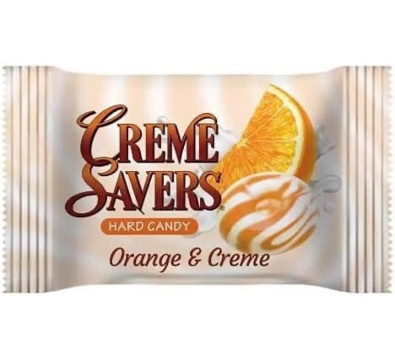 Cream Savers Hard Candy Original Classic Creamy Delight Individually Wrapped Candies The Taste of Fresh Strawberries or Orange — view 4