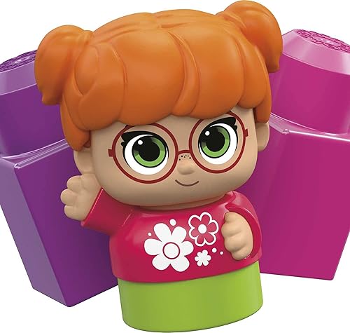 Miniatura 6 de Polly Pocket Fisher-Price - Bloques de construcción para niños pequeños, Catie convertible con 6 piezas y almacenamiento, 1 figura, rosa, ideas de