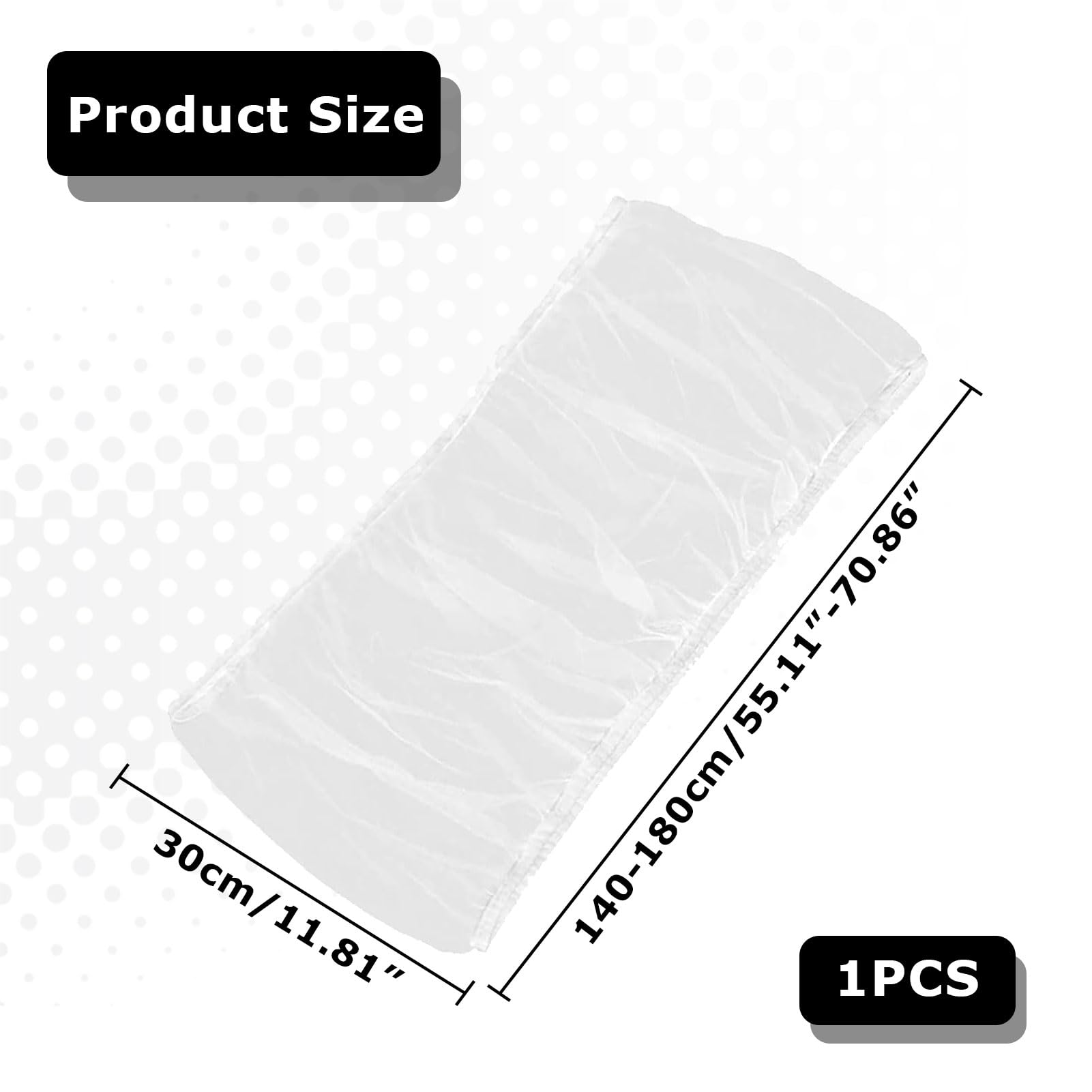 1 copertura per gabbia per uccelli, per pappagalli, in rete di nylon, adatta per gabbie con una circonferenza di 140 – 180 cm, bianco, L